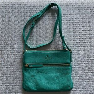 Kate Spade crossbody in turquoise